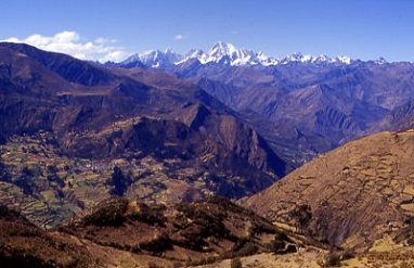 Anfahrt zur Cordillera Huayhuash
